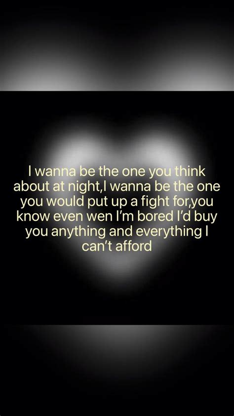 i wanna be the one you think about at night|i wanna be the one you think about lyrics.